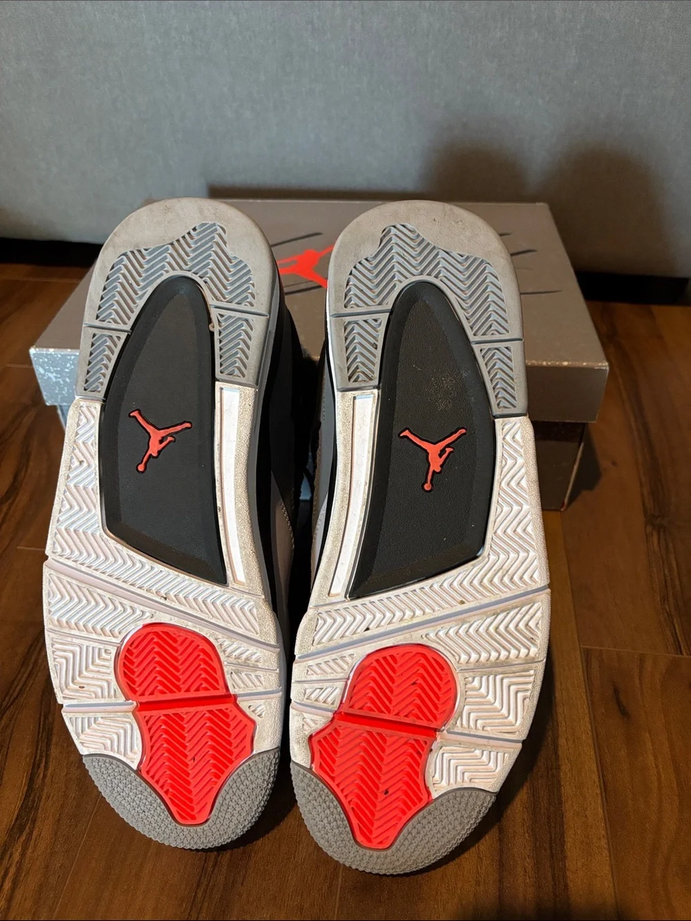 Jordan Men’s Sneakers in Grey, Black and Red